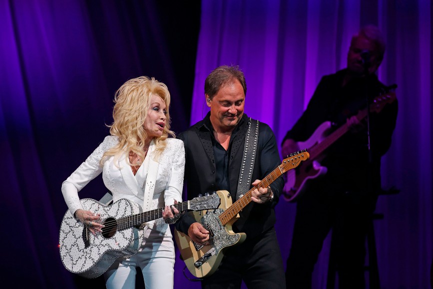 Dolly Parton performs at the BB&amp;T Center